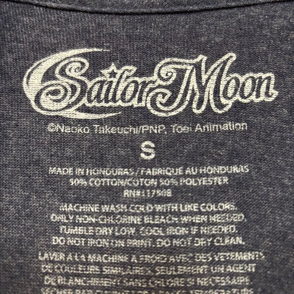 Sailor Moon Crescent Moon Wand Pretty Guardian Anime Tee Small - Picture 4 of 4